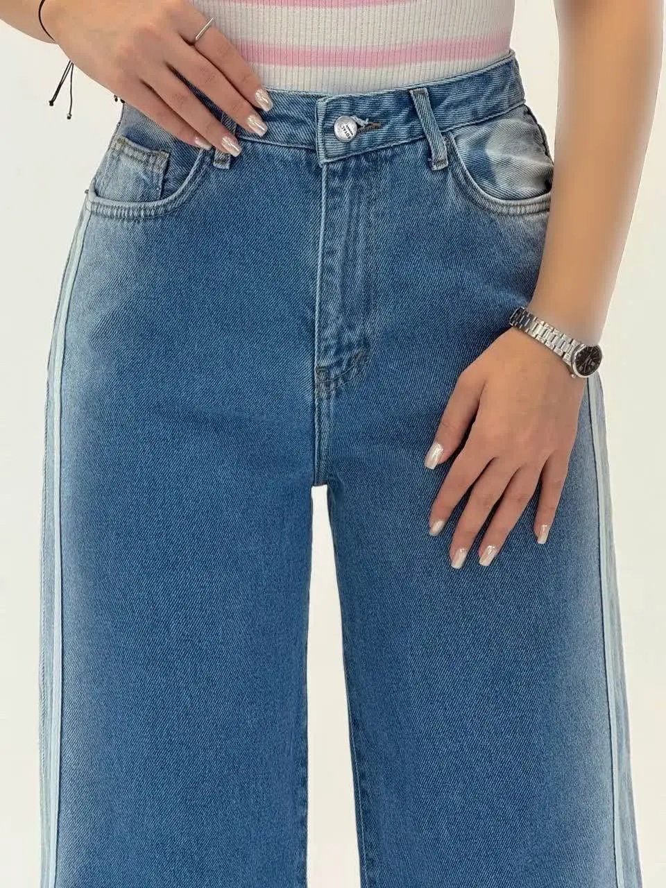 3550-شلوار جین بگ کد 300010244